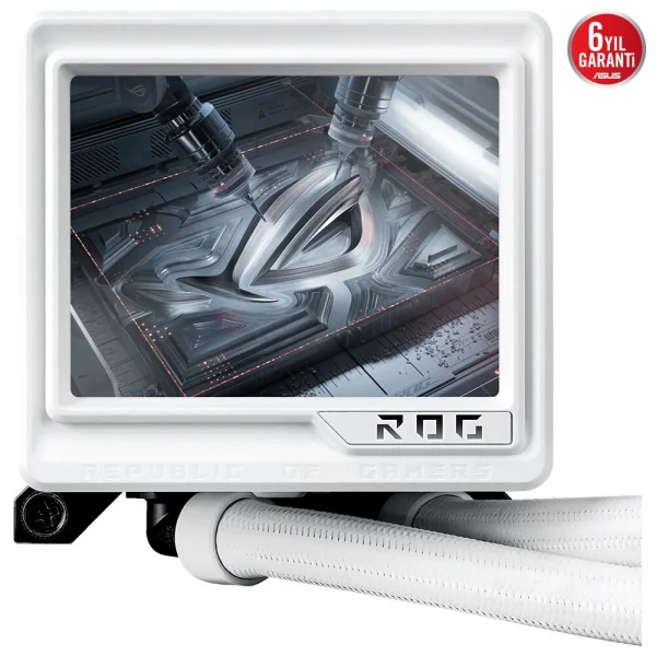 Asus ROG Ryujin III 360 ARGB Extreme 360mm Intel-AMD Uyumlu Beyaz İşlemci Sıvı Soğutucu