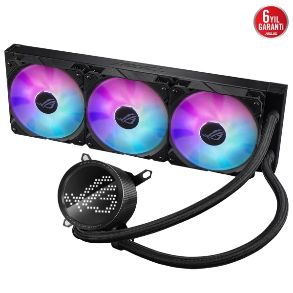 Asus ROG Ryuo III 360 ARGB Anime Matrix 360mm Intel-AMD Uyumlu Sıvı Soğutucu