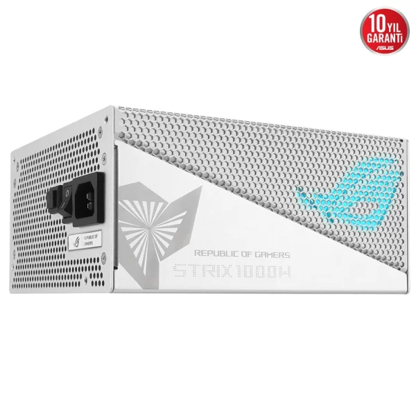 Asus ROG Strix 1000W Aura Beyaz Gold Aura Edition 80+ Gold Tam Modüler PCI-E 5.0 Güç Kaynağı