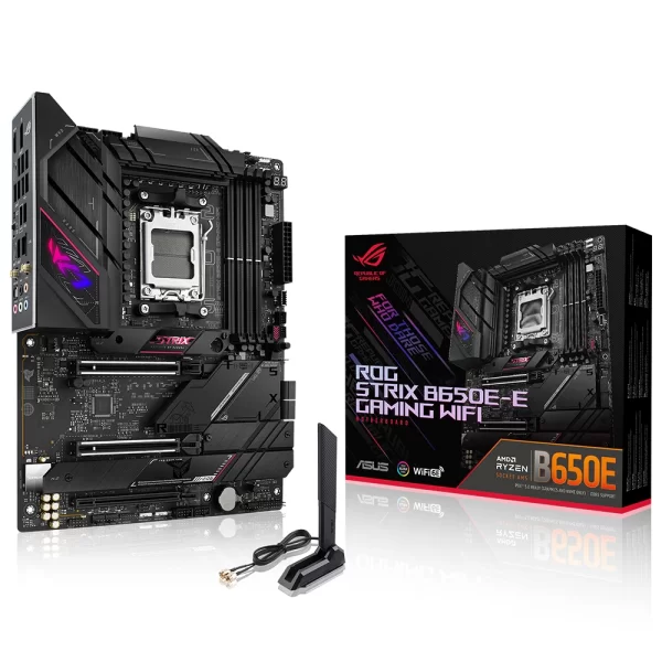 Asus ROG Strix B650E-E Gaming WIFI DDR5 6400MHz (OC) RGB M.2 AM5 ATX Anakart