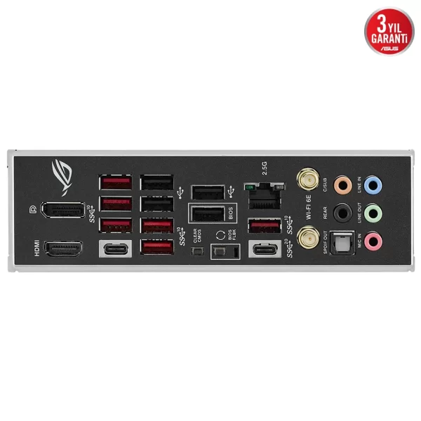 Asus ROG Strix B650E-E Gaming WIFI DDR5 6400MHz (OC) RGB M.2 AM5 ATX Anakart