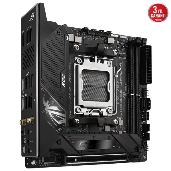 Asus ROG Strix B650E-I Gaming WIFI DDR5 6400MHz (OC) RGB M.2 AM5 Mini-ITX Anakart