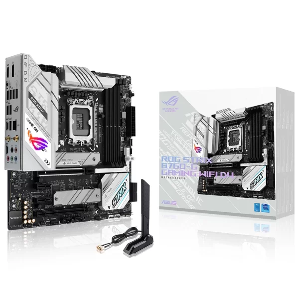 Asus ROG Strix B760-G Gaming WIFI DDR4 5333MHz (OC) RGB M.2 1700p mATX Anakart