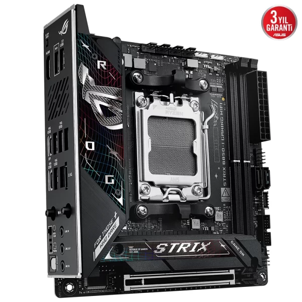 Asus ROG Strix B850-I Gaming WIFI DDR5 8400Mhz (OC) M.2 AM5 Mini-ITX Anakart