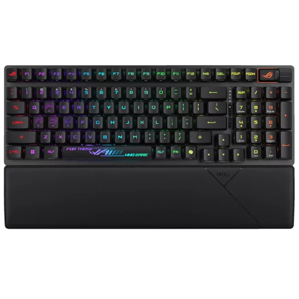 Asus ROG Strix Scope II 96 RX Red Switch RGB Siyah Kablosuz ENG-Q Mekanik Gaming Klavye