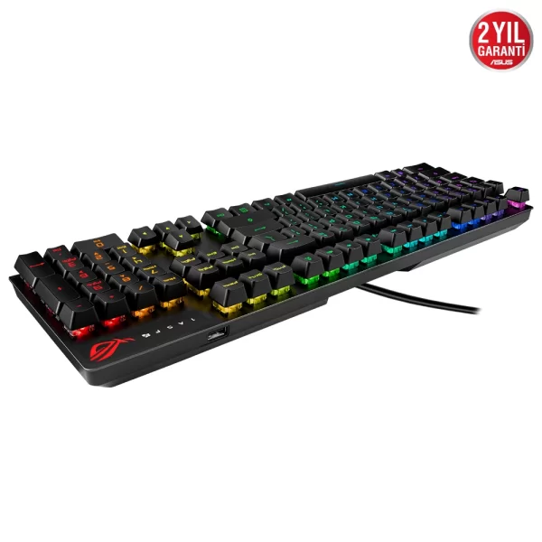 Asus ROG Strix Scope RX Blue Switch IP57 Su Geçirmez ve Toza Dayanıklı Türkçe Optik Mekanik Gaming Klavye