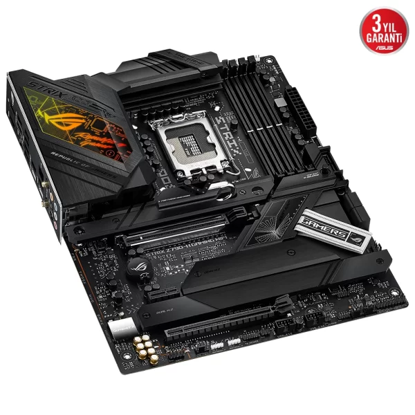Asus ROG Strix Z790-H Gaming Wi-Fi 7800mhz(OC) RGB M.2 1700p ATX DDR5 Anakart
