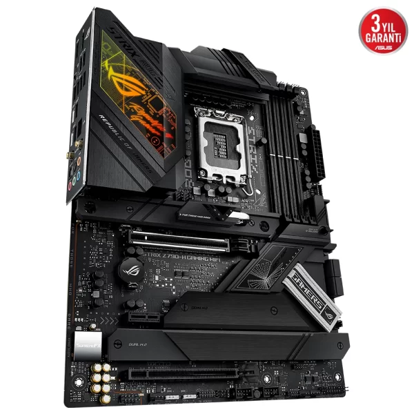 Asus ROG Strix Z790-H Gaming Wi-Fi 7800mhz(OC) RGB M.2 1700p ATX DDR5 Anakart