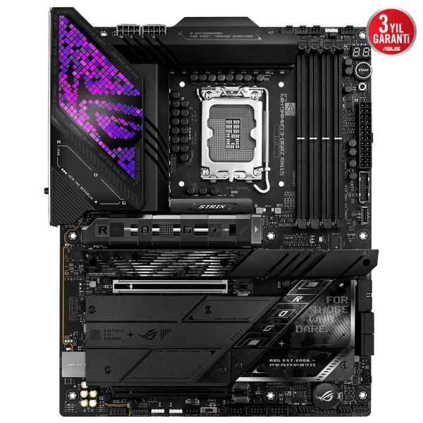 Asus ROG Strix Z890-E Gaming WIFI 8800mhz(OC) RGB M.2 1851p ATX Anakart
