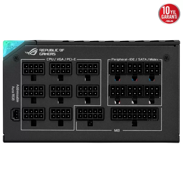 Asus Rog Thor 1000W V2 80+ Platinum Tam Modüler Güç Kaynağı