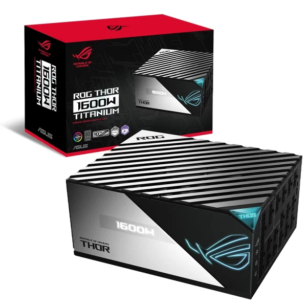 Asus Rog Thor 1600W Gaming OLED 80+ Titanium Tam Modüler PCI-E 5.0 Güç Kaynağı