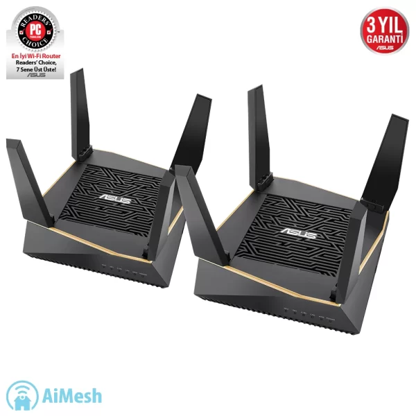 Asus RT-AX92U 2-Pack Tri-band WiFi6 AI Router