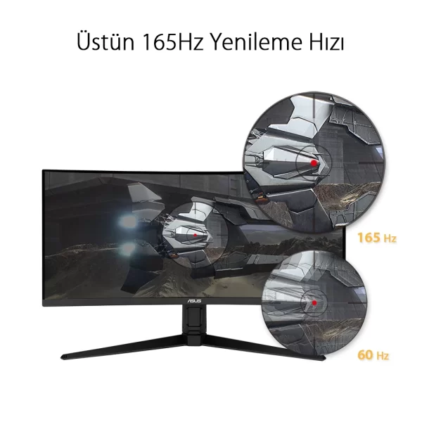 Asus TUF Gaming 34 VG34VQL1B 165Hz 1msDP HDMI USB DP HDMI USB ELMB HDR Curved FreeSync Premium VA Gaming Monitör