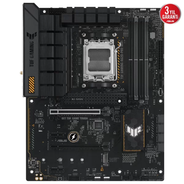 Asus TUF Gaming A620-PRO WIFI DDR5 6400mhz (OC) RGB M.2 WiFi AM5 ATX Anakart