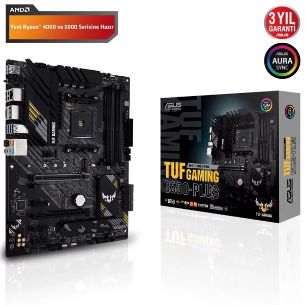 Asus TUF Gaming B550 Plus RGB M.2 ATX DDR4 AM4 Anakart