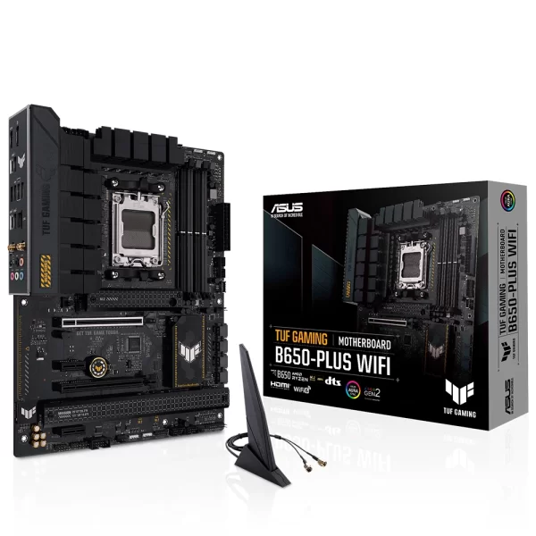 Asus TUF Gaming B650-PLUS WIFI DDR5 6400MHz (OC) RGB M.2 AM5 ATX Anakart