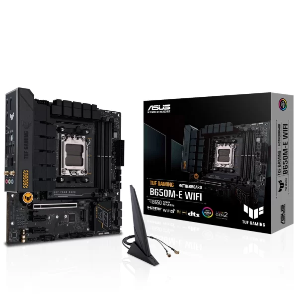 Asus TUF Gaming B650M-E WiFi DDR5 RGB M.2 mATX AM5 Anakart
