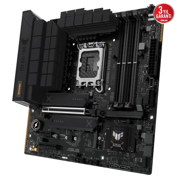 Asus TUF Gaming B760M-PLUS II DDR5 7800MHz (OC) RGB M.2 1700p mATX Anakart