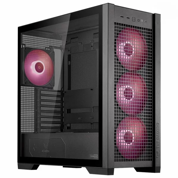 Asus TUF Gaming GT302 ARGB Temperli Cam Siyah E-ATX Mid Tower Kasa