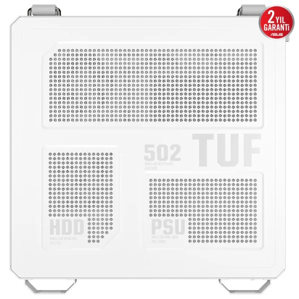 Asus TUF Gaming GT502 Horizon Temperli Cam Beyaz USB 3.2 ATX Mid Tower Kasa
