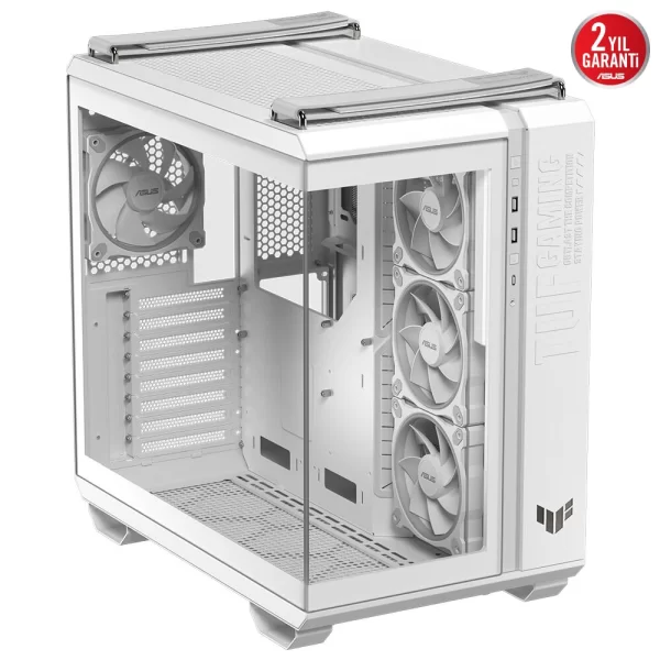 Asus TUF Gaming GT502 Horizon Temperli Cam Beyaz USB 3.2 ATX Mid Tower Kasa