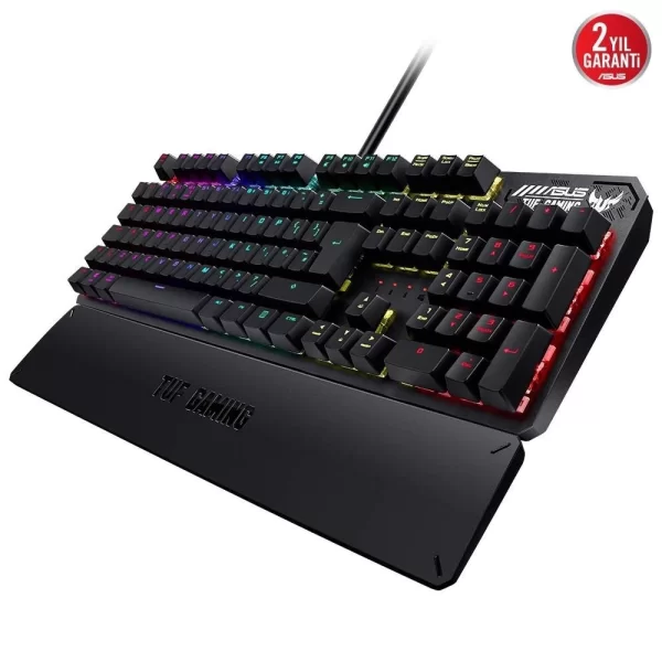 Asus TUF Gaming K3 Red Switch Mekanik RGB Gaming Klavye