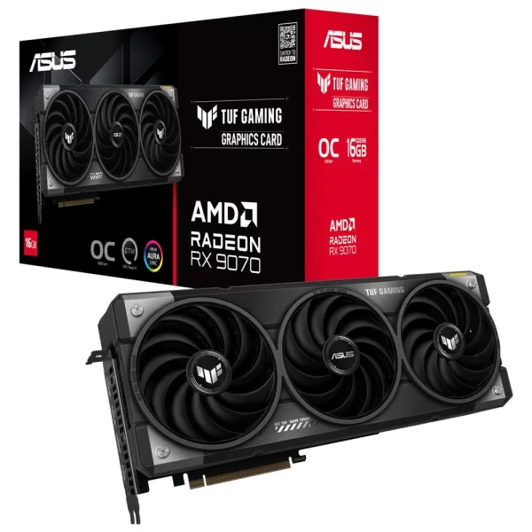 Asus TUF Gaming Radeon RX 9070 OC 16GB 256 Bit GDDR6 Ekran Kartı