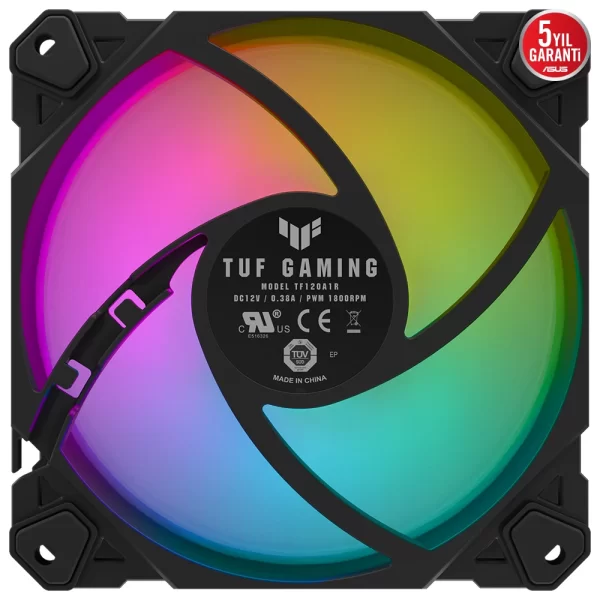 Asus TUF Gaming TF120 ARGB Siyah 120mm 3lü Set Kasa Fanı