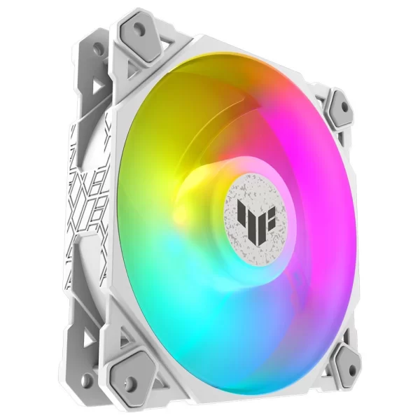 Asus TUF Gaming TF120 ARGB Beyaz 120mm 3lü Set Kasa Fanı