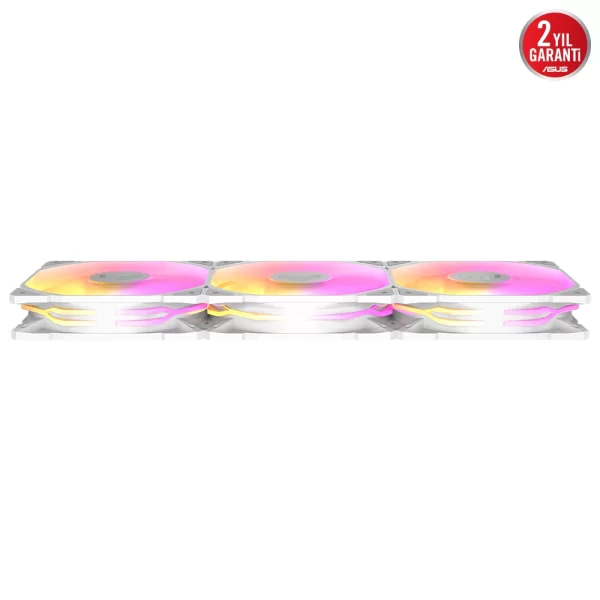 Asus TUF Gaming TR120 ARGB Beyaz 120mm 3lü Set Kasa Fanı