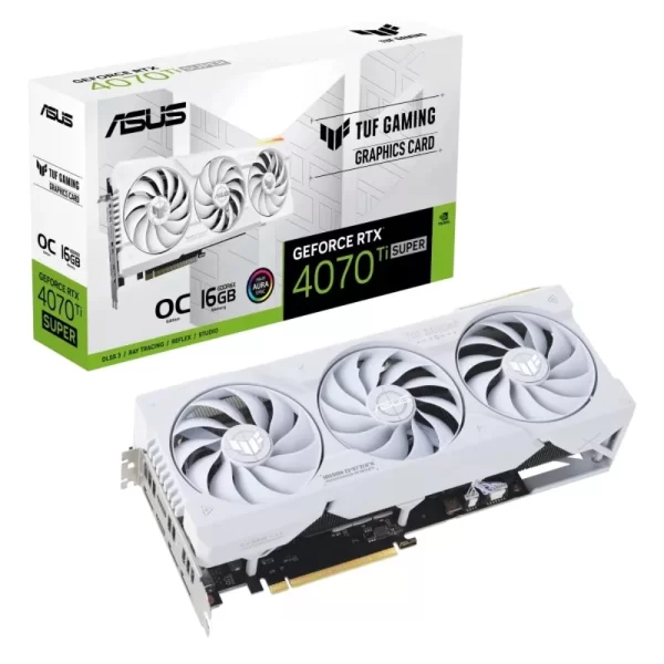 Asus TUF GeForce RTX 4070Ti Super WHITE OC 16GB Ekran Kartı