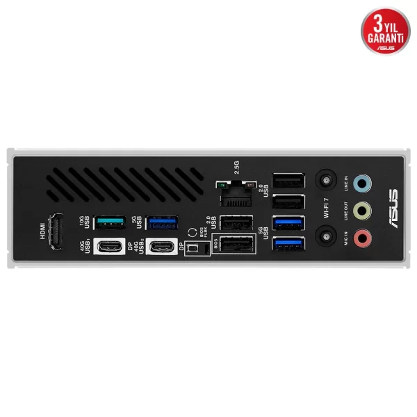 Asus X870 MAX GAMING WIFI7 DDR5 8000MHz (OC) M.2 AM5 ATX Anakart