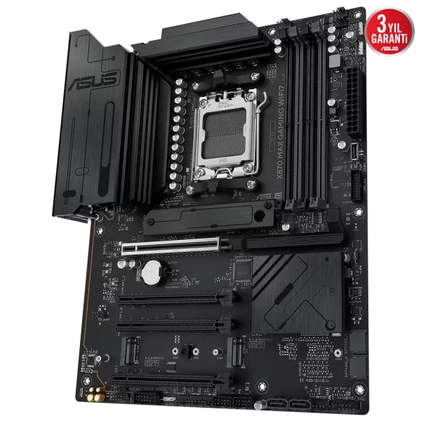 Asus X870 MAX GAMING WIFI7 DDR5 8000MHz (OC) M.2 AM5 ATX Anakart