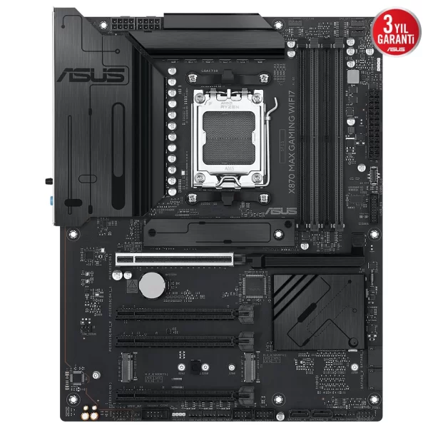 Asus X870 MAX GAMING WIFI7 DDR5 8000MHz (OC) M.2 AM5 ATX Anakart
