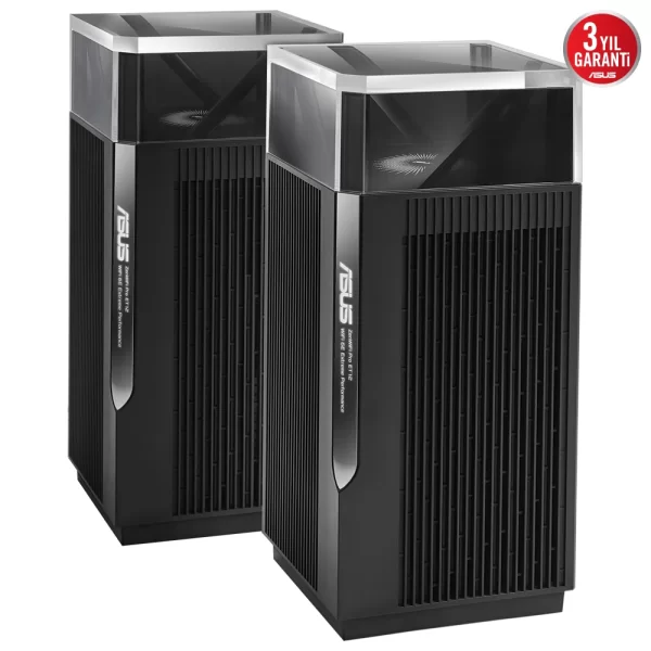 Asus ZenWiFi Pro ET12 AXE11000 Wi-Fi-6E Siyah Mesh Sistemi 2li Set