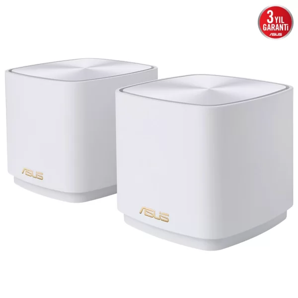 Asus ZenWiFi XD4 Plus Wi-Fi-6 Beyaz Mesh Sistemi 2lü Set