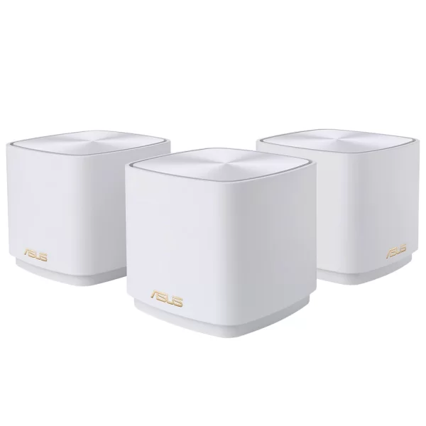 Asus ZenWiFi XD5 Wi-Fi 6 Ethernet Menzil Genişletici Beyaz Mesh Sistemi 3lü Set