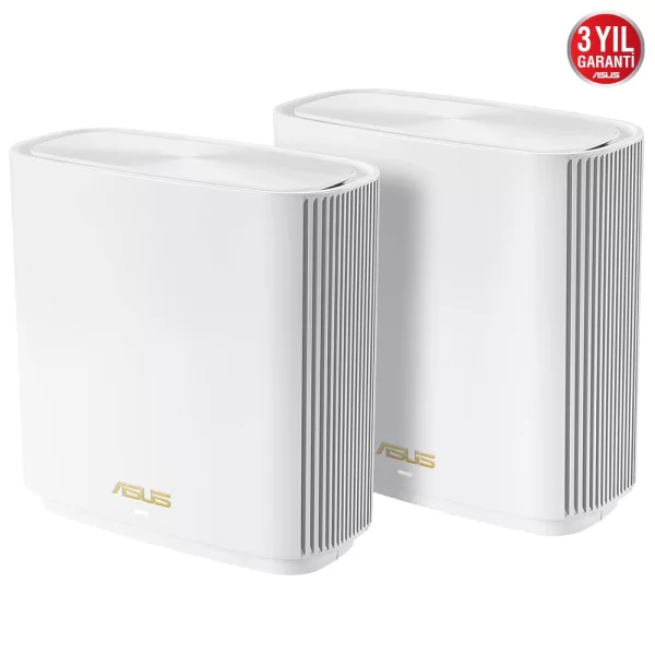 Asus ZenWiFi XT8 AX6600 Wi-Fi-6 Beyaz Mesh Sistemi 2li Set