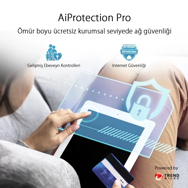 Asus ZenWiFi XT8 AX6600 Wi-Fi-6 Siyah Mesh Sistemi