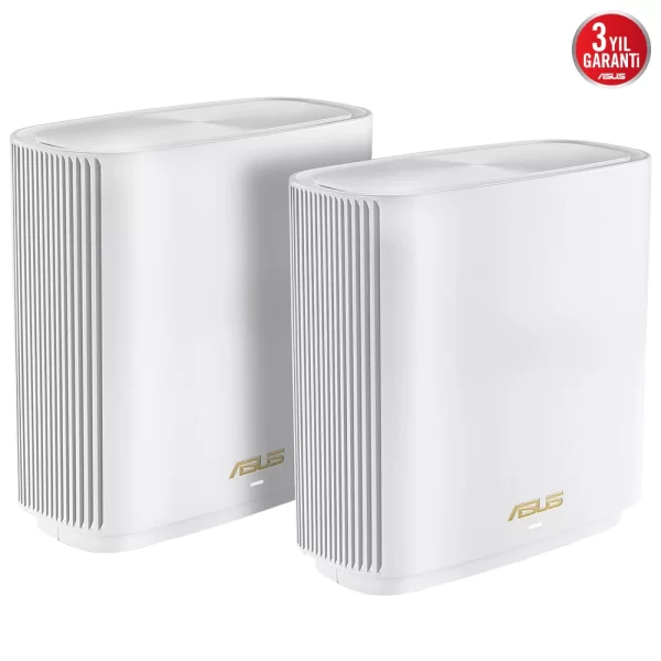 Asus ZenWiFi XT9 AX7800 Wi-Fi-6 Beyaz Mesh Sistemi 2li Set