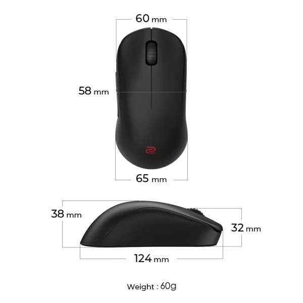 Zowie U2 3200 DPI Kablosuz Gaming Mouse