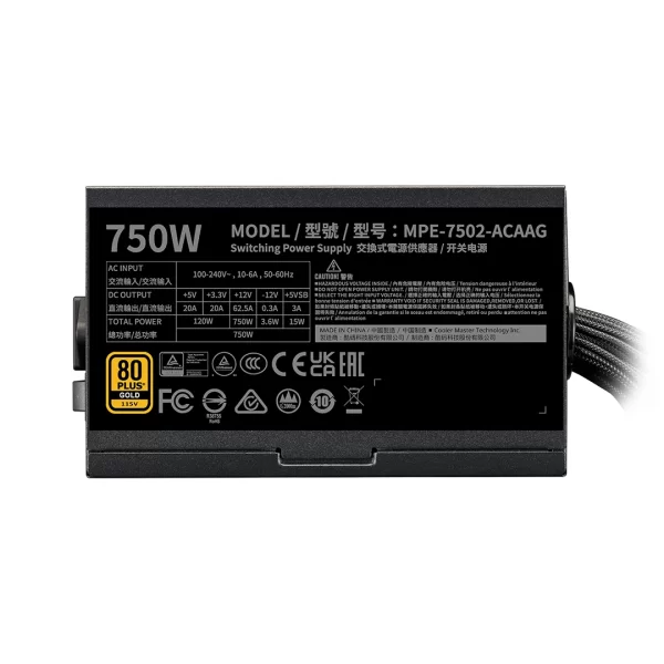 Cooler Master 750W G Gold V2 80+ Gold ATX 3.1 Güç Kaynağı
