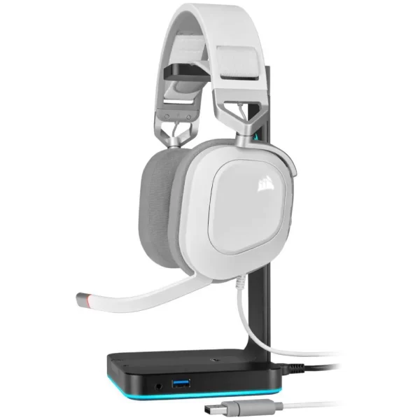 Corsair HS80 Max Wireless Dolby Atmos RGB Beyaz Kablosuz Gaming Kulaklık