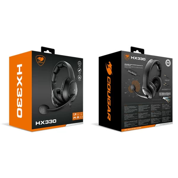 Cougar HX330 Siyah 3.5MM Gaming Kulaklık