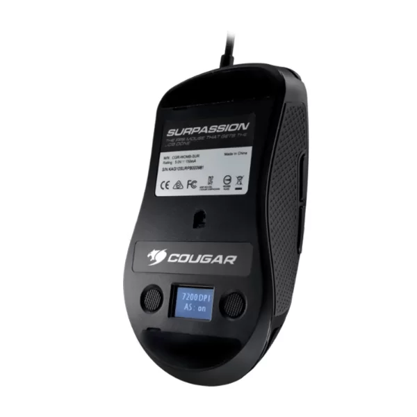 Cougar Surpassion LCD 7200 DPI Siyah Gaming Mouse