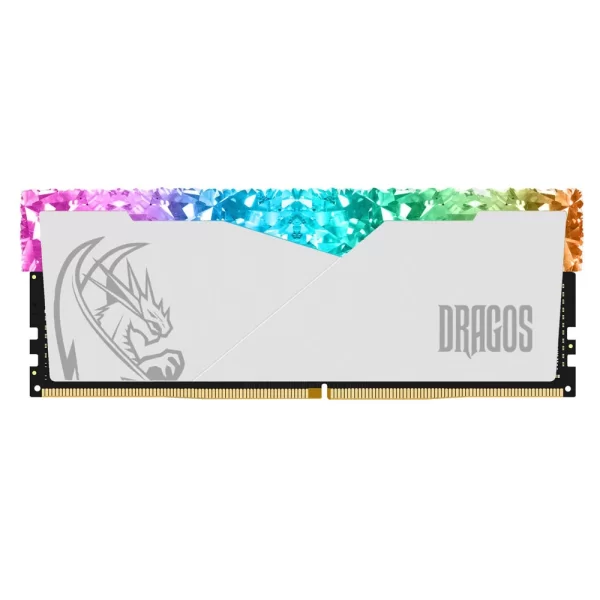 Dragos Edgehorizon N 8GB DDR4 3200MZ CL22 1.2V Soğutuculu RGB Beyaz Ram