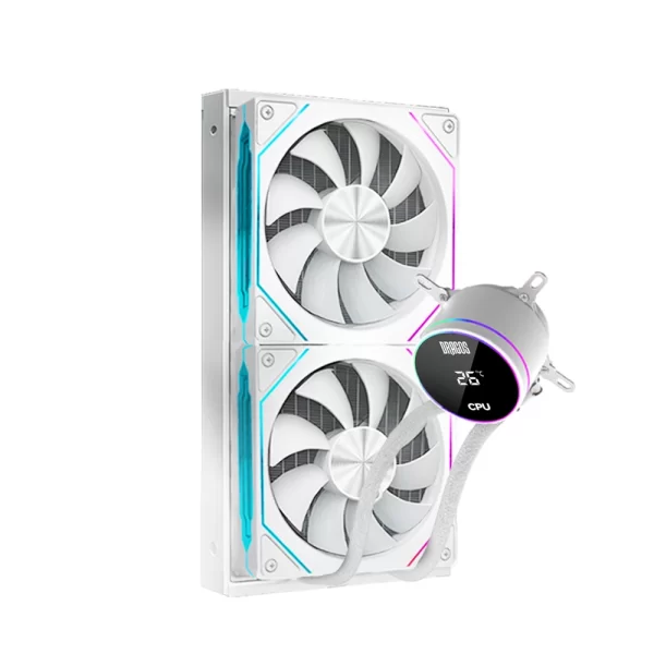 Dragos FrostBite 240 White ARGB Digital 240mm Intel-AMD Uyumlu Sıvı Soğutucu