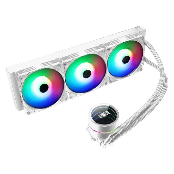 Dragos Vortex V-360 ARGB Kumandalı 360mm İşlemci Beyaz Sıvı Soğutucu