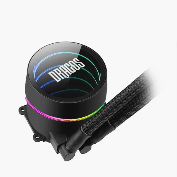 Dragos Vortex V-360 ARGB 360mm Siyah İşlemci Sıvı Soğutucu