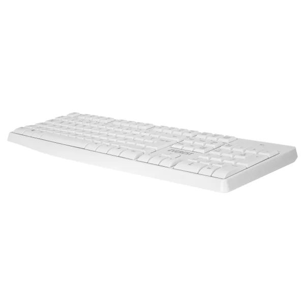 Everest KM-7500 Beyaz Kablosuz Q Multimedia Klavye + Mouse Set